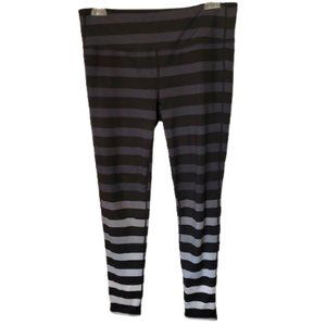 Athleta High Rise Bold Stripe Chaturanga Tights L